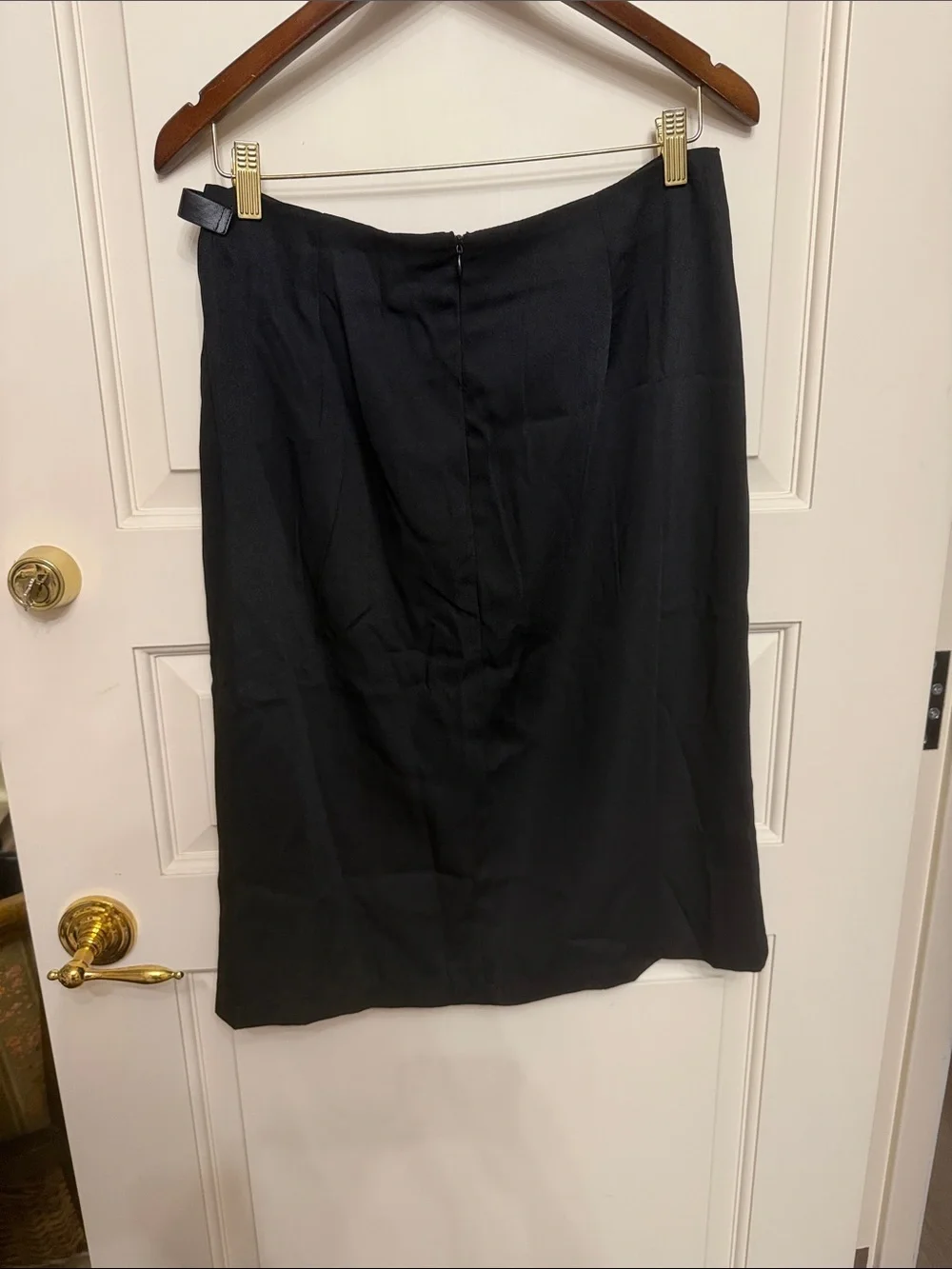 Fashion Nova Black Pencil Skirt with Slim Belt